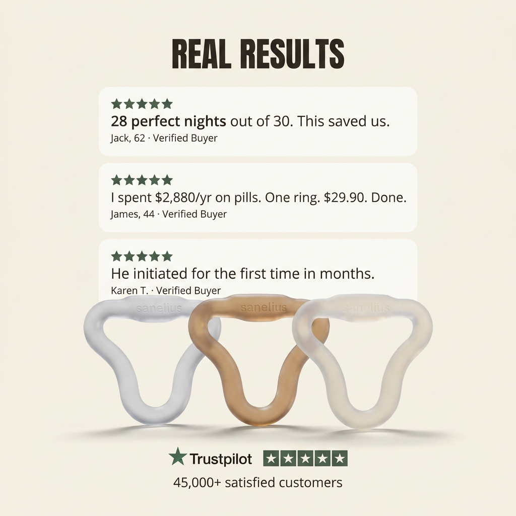 Real results: verified 5-star reviews from Sanelius customers