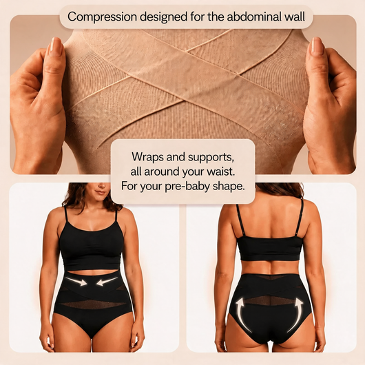 Postpartum Shaping Brief with 360° Cross-Band
