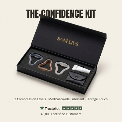 Sanelius erection ring with discreet storage pouch