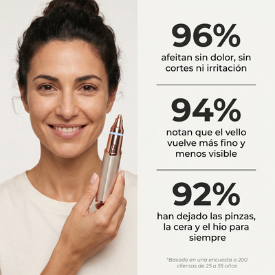Maquinilla Eléctrica Facial 2 En 1 Razerly™