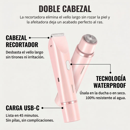 Maquinilla 2 en 1 para Bikini y Cuerpo Razerly™