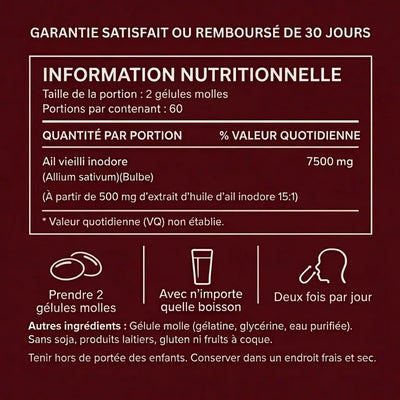 Extrait Naturel d'Ail Vieilli — Pour un bien-être global