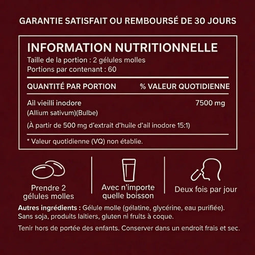 Extrait Naturel d'Ail Vieilli — Pour un bien-être global