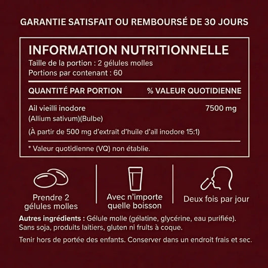 Extrait Naturel d'Ail Vieilli — Pour un bien-être global