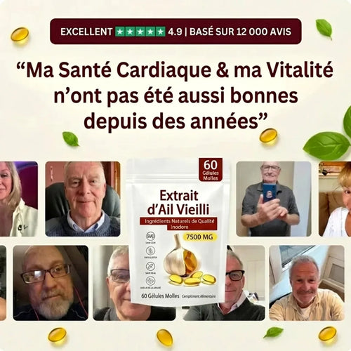 Extrait Naturel d'Ail Vieilli — Pour un bien-être global