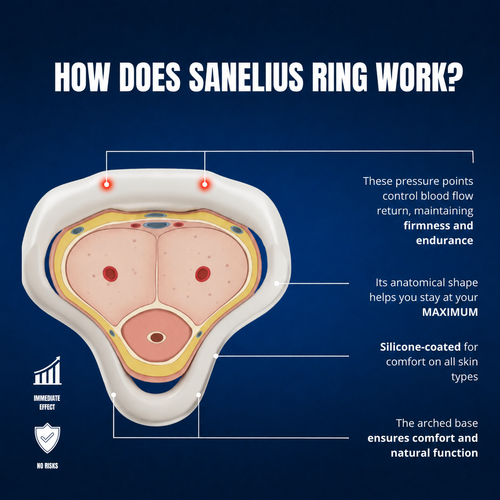 IMPROVE AND MAINTAIN YOUR ERECTION - SANELIUS RING